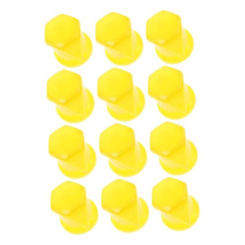 FUNOMOCYA 12 Stück Teiliges Radmutterkappen Gelb mit Anzeigefunktion für Auto und Lkw Schutzkappen zur Überwachung der Radmutterfestigkeit Langlebig Schmutzabweisend Einfache Montage FUNOMOCYA 12 Stück Teiliges Radmutterkappen Gelb mit Anzeigefunktion für Auto und Lkw Schutzkappen zur Überwachung der Radmutterfestigkeit Langlebig Schmutzabweisend Einfache Montage von FUNOMOCYA