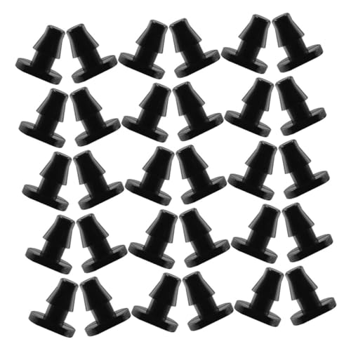 FUNOMOCYA 150 Stück Tropfschlauch Stopper Barbed End Plugs Bewässerungsrohr Verschluss Kunststoff Tropfsystem Garten Dicht Passend für Gartenschlauch Bewässerung von FUNOMOCYA
