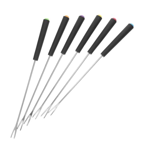 FUNOMOCYA 18 Stück Teiliges Fonduegabel Lebensmittelechtem Edelstahl Hitzebeständig und Vielseitig Einsetzbar für Grillen Käsefondue Obst und Desserts für Partys Hochzeiten und Catering von FUNOMOCYA