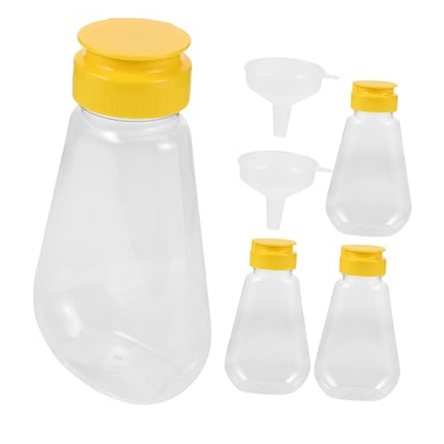 FUNOMOCYA 1Satz Honig Quetschflaschen mit Transparente Gewürzflaschen für Honig Soßen Öle und Dressings Tropffrei Dosieren FUNOMOCYA 1Satz Honig Quetschflaschen mit Transparente Gewürzflaschen für Honig Soßen Öle und Dressings Tropffrei Dosieren von FUNOMOCYA