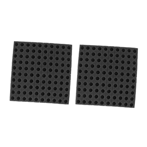 FUNOMOCYA 2 Blätter Teiliges Hydroponische Anzucht Schwämme Polymerer Pflanzenschwamm mit Hoher Wasseraufnahme Rechteckige Sprouter Tray Langlebiges Sauberes Substrat für Soilless von FUNOMOCYA