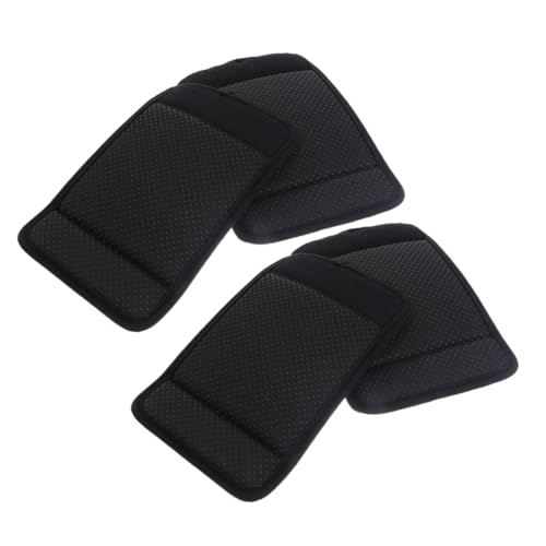 FUNOMOCYA 2 Paar Walker Armrest Pads Gepolstert Antirutsch Neopren Griffflächenbezüge Komfortable Cane Grip Pads für Gehwagen Gehstock Passform Schwarz von FUNOMOCYA