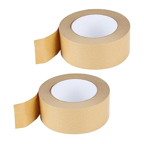 FUNOMOCYA 2 Rollen Kraftpapier Klebeband Wasserdichtes Verpackungsband Starkes Leicht Abreißbares Packband für Kartons Haushalt und Büro FUNOMOCYA 2 Rollen Kraftpapier Klebeband Wasserdichtes Verpackungsband Starkes Leicht Abreißbares Packband für Kartons Haushalt und Büro von FUNOMOCYA