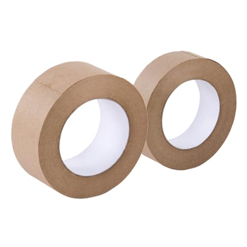 FUNOMOCYA 2 Rollen Wasseraktiviertes Kraftpapier packband Breit Umweltfreundliches Reißfestes Verpackungsband mit Starker Versiegelung Praktische Packmittel für Sicheren Versand und FUNOMOCYA 2 Rollen Wasseraktiviertes Kraftpapier packband Breit Umweltfreundliches Reißfestes Verpackungsband mit Starker Versiegelung Praktische Packmittel für Sicheren Versand und von FUNOMOCYA