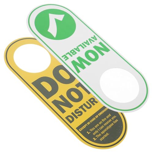 FUNOMOCYA 2 STÜCK Teiliges Türschild Doppelseitig PVC Büro Schlafzimmer Türhänger mit Humorvollem Design Einfache Anbringung Modernes Dekor für Privatsphäre und Meetings FUNOMOCYA 2 STÜCK Teiliges Türschild Doppelseitig PVC Büro Schlafzimmer Türhänger mit Humorvollem Design Einfache Anbringung Modernes Dekor für Privatsphäre und Meetings von FUNOMOCYA