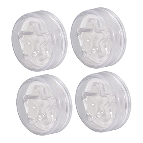 FUNOMOCYA 2 Satz Türstopper Bumper Selbstklebend Wandprotektor Türknauf Antikollisionsschutz Kissen Transparent Schützt Wände Schäden durch Türknäufe Leise und Installieren von FUNOMOCYA