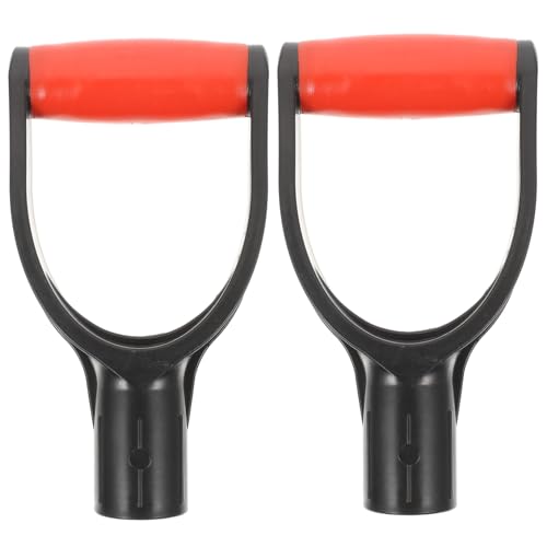 FUNOMOCYA 2 Stck D Förmiger Kunststoff Spatengriff Ersatzgriff für Schaufel und Gartenwerkzeuge mit Innendurchmesser Ergonomisch Langlebig und Praktisch für Gartenarbeiten von FUNOMOCYA