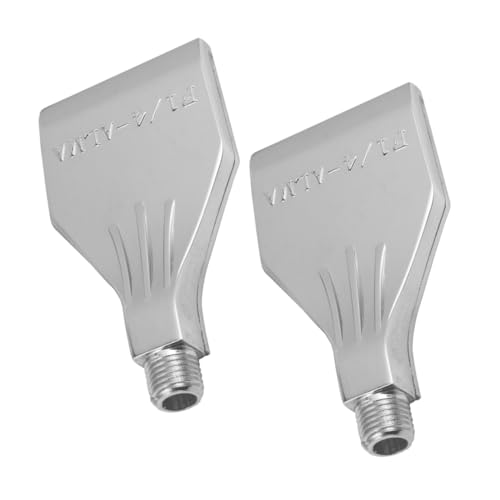 FUNOMOCYA 2 Stück Aluminiumlegierung Flachdüse Hochdruck Luftkompressor Blasdüse Fan Blower Nozzle für Schnelle Trocknung Reinigung Staubentfernung Elektronik und Maschinen von FUNOMOCYA