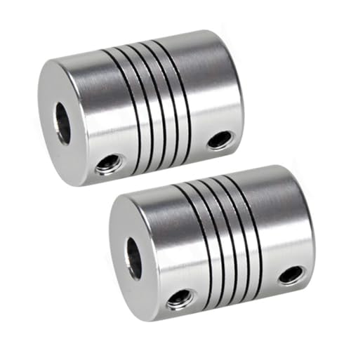 FUNOMOCYA 2 Stück Aluminiumlegierung Flexible Wellenkupplung für Schrittmotor und Encoder Vibrationsdämpfend Einfache Montage Kompatibel Drucker und Cnc maschine FUNOMOCYA 2 Stück Aluminiumlegierung Flexible Wellenkupplung für Schrittmotor und Encoder Vibrationsdämpfend Einfache Montage Kompatibel Drucker und Cnc maschine von FUNOMOCYA