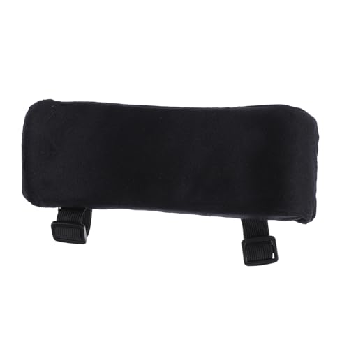 FUNOMOCYA 2 Stück Armlehnenpolster Kissen Abdeckung Zubehör ausruhen für unterstützend Armlehre Pads Stuhl Ellbogenpolster Ellbogenstütze Gedächtnisschaum Schwarz von FUNOMOCYA