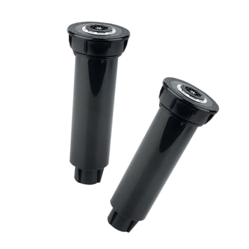 FUNOMOCYA 2 Stück Automatischer Pop Up Sprinkler Unterirdischer Gartensprinkler aus Druckaktivierter Bewässerungskopf mit Dichtungsfreiem Verschluss für Garten und Pflanzbeete von FUNOMOCYA