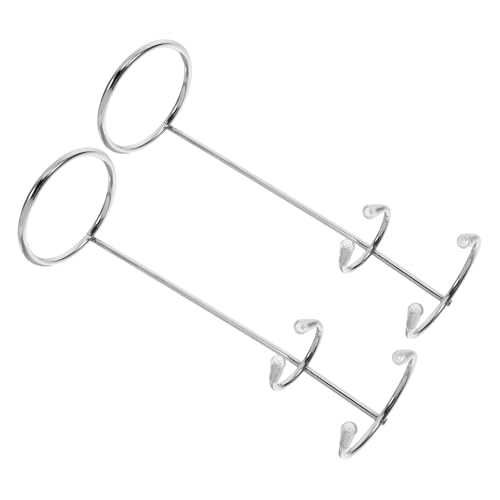 FUNOMOCYA 2 Stück Edelstahl Handmixer Halter Multifunktional Frother Ständer Küchenutensilienhalter Leicht zu Reinigen Robust Kompatibel mit Milchaufschäumern und Handmixern von FUNOMOCYA