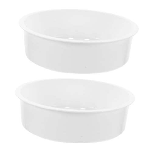 FUNOMOCYA 2 Stück Elektrischer Dampfeinsatz Reiskocher mit Rutschfestem Verschleißfestem Lochdesign Gleichmäßiger Hitzeverteilung Schnellem Abtropfen zum Dämpfen von Gemüse Fleisch und von FUNOMOCYA