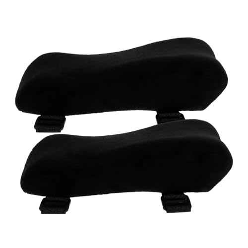 FUNOMOCYA 2 Stück Ergonomisches Armlehnenpolster für Bürostühle Dicke Bequeme Armstütze Elastisches Kissen zur Druckentlastung Installieren Passend für Computer und Gaming Stühle von FUNOMOCYA
