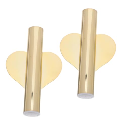 FUNOMOCYA 2 Stück Goldfarbene Herzförmige Wandvasen aus Robustem Eisen Klebstoffbasiertes Minimalistisches Blumenrohr Küche Bad und Elegante Wanddekoration FUNOMOCYA 2 Stück Goldfarbene Herzförmige Wandvasen aus Robustem Eisen Klebstoffbasiertes Minimalistisches Blumenrohr Küche Bad und Elegante Wanddekoration von FUNOMOCYA
