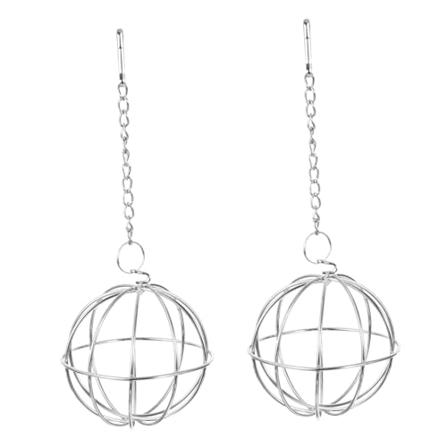 FUNOMOCYA 2 Stück Hängender Hühner Futterball aus Rostfreiem Robustes Hühner mit Großem Fassungsvermögen für Gemüse und Leckereien Stressreduzierend Einfach zu Verwenden FUNOMOCYA 2 Stück Hängender Hühner Futterball aus Rostfreiem Robustes Hühner mit Großem Fassungsvermögen für Gemüse und Leckereien Stressreduzierend Einfach zu Verwenden von FUNOMOCYA