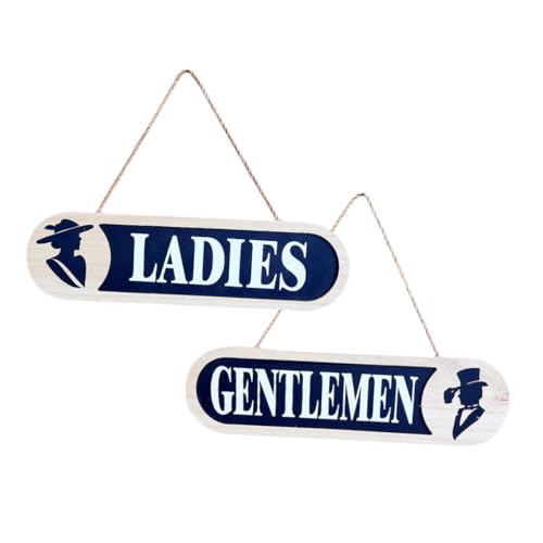 FUNOMOCYA 2 Stück Holz wc schild mit Toiletten symbolen Hängendes Türschild für Männer und Damen Praktische Badezimmer deko Langlebiges Holz mit Aufhängeseil Geeignet für Büro Hotel FUNOMOCYA 2 Stück Holz wc schild mit Toiletten symbolen Hängendes Türschild für Männer und Damen Praktische Badezimmer deko Langlebiges Holz mit Aufhängeseil Geeignet für Büro Hotel von FUNOMOCYA