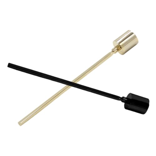 FUNOMOCYA 2 Stück Kerzenlöscher aus Edelstahl mit Langem Ergonomischem Griff Sicherer Flammenlöscher für Zuhause und Party Robust Einfach zu Reinigen Teiliges in Gold und Schwarz FUNOMOCYA 2 Stück Kerzenlöscher aus Edelstahl mit Langem Ergonomischem Griff Sicherer Flammenlöscher für Zuhause und Party Robust Einfach zu Reinigen Teiliges in Gold und Schwarz von FUNOMOCYA
