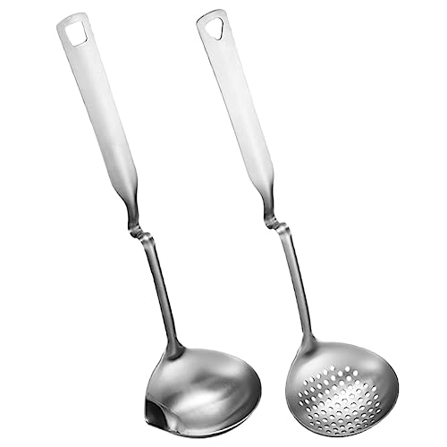 FUNOMOCYA 2 Stück Küchensieb Löffel Hängender Filterlöffel mit Schlitzen Öl und Wassertrennung Küchenutensil für Zuhause und Gastronomie FUNOMOCYA 2 Stück Küchensieb Löffel Hängender Filterlöffel mit Schlitzen Öl und Wassertrennung Küchenutensil für Zuhause und Gastronomie von FUNOMOCYA