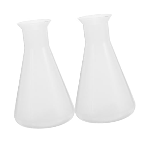 FUNOMOCYA 2 Stück Kunststoff Erlenmeyerkolben Weithals Laborflasche Konischer Bodensatz Hohe Temperaturbeständigkeit Für Chemie Experimente Effizientes Mischen und Einfaches Ausgießen FUNOMOCYA 2 Stück Kunststoff Erlenmeyerkolben Weithals Laborflasche Konischer Bodensatz Hohe Temperaturbeständigkeit Für Chemie Experimente Effizientes Mischen und Einfaches Ausgießen von FUNOMOCYA