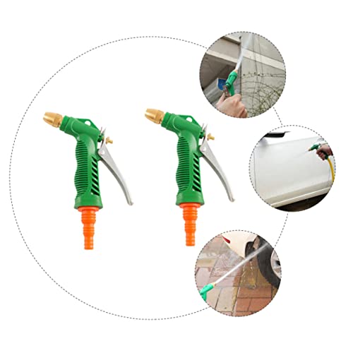FUNOMOCYA 2 Stück Multifunktionale Autowasch Sprühpistole mit Ergonomischem Griff Langlebiger Metall und Kunststoffkonstruktion Wassersparende Gartenbrause für Bewässerung und von FUNOMOCYA