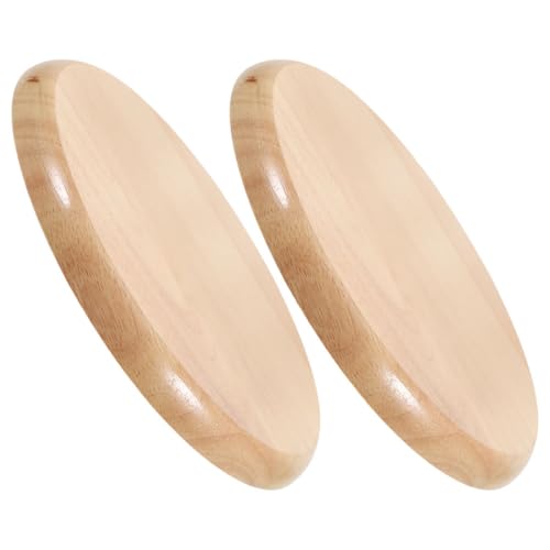 FUNOMOCYA 2 Stück Runde Sitzfläche Aus Holz Für Barhocker Ersatz Barhocker Holzoberfläche Stuhlsitzpolster Hockerteil Zubehör Reparatur DIY Teil Für Kantinen Esszimmer von FUNOMOCYA