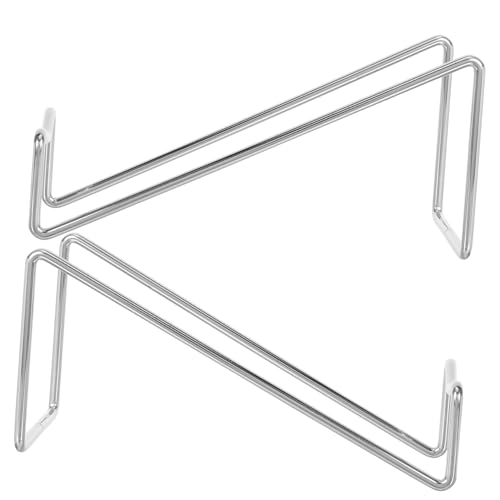 FUNOMOCYA 2 Stück Teiliges Edelstahl Weinregal Stabiles Offenes Design Spiegelglänzende Oberfläche Sicherer Flaschenhalter für Küche und Wohnzimmer Kompakter Weinflaschenständer für Tisch von FUNOMOCYA