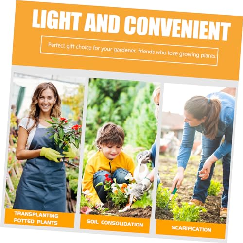 FUNOMOCYA 2 Stück Teiliges Hand aus Vollstahl Robust und Langlebig für Gartenarbeit Unkrautentfernung Bodenlockern Tragbar für Hobbygärtner und Outdoor Einsatz von FUNOMOCYA