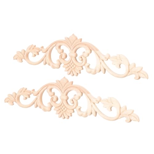 FUNOMOCYA 2 Stück Teiliges Holzornament Geschnitzte Möbelapplikationen für Schranktüren Klassische Holzdeko zur Möbel Wandverzierung Einfache Montage DIY Wohnkultur FUNOMOCYA 2 Stück Teiliges Holzornament Geschnitzte Möbelapplikationen für Schranktüren Klassische Holzdeko zur Möbel Wandverzierung Einfache Montage DIY Wohnkultur von FUNOMOCYA