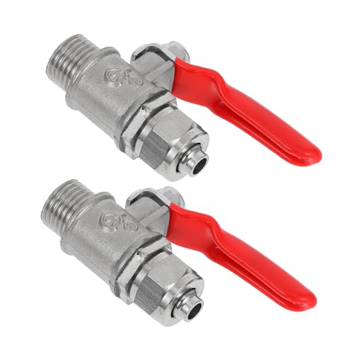 FUNOMOCYA 2 Stück Teiliges Kugelhahn Kupfer Außengewinde zu Schlauch Schnellanschluss Armatur mit Bediengriff Langlebig und Dicht Vielseitig Einsetzbar für Industrie und Haushalt FUNOMOCYA 2 Stück Teiliges Kugelhahn Kupfer Außengewinde zu Schlauch Schnellanschluss Armatur mit Bediengriff Langlebig und Dicht Vielseitig Einsetzbar für Industrie und Haushalt von FUNOMOCYA