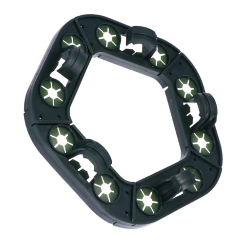 FUNOMOCYA 2 Stück Teiliges Pflanzenstützring Leichter Kletterpflanzenhalter mit Elegantem Runddesign Langlebige Rankhilfe für Bohnen Tomaten Gurken und Gartenpflanzen für Garten und von FUNOMOCYA