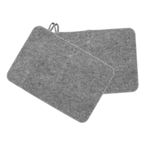 FUNOMOCYA 2 Stück Teiliges Sauna Filz Sitzkissen Hitzebeständig Wasserabsorbierend Isolierend für Sauna Dampfbad Badezimmer Langlebig Pflegeleicht von FUNOMOCYA