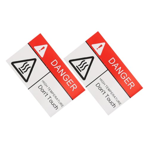 FUNOMOCYA 2 Stück Warnaufkleber Heiße Oberfläche Selbstklebend Hohe Temperaturen Warnschild Für Industriemaschinen Küchen Geräte Verbrennungsgefahr Sicherheitshinweis FUNOMOCYA 2 Stück Warnaufkleber Heiße Oberfläche Selbstklebend Hohe Temperaturen Warnschild Für Industriemaschinen Küchen Geräte Verbrennungsgefahr Sicherheitshinweis von FUNOMOCYA