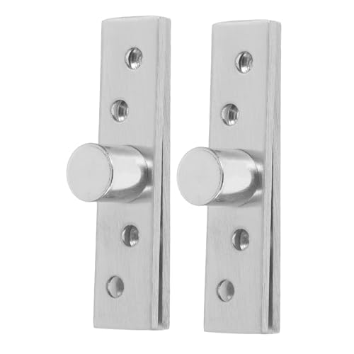 FUNOMOCYA 2 Stücke Edelstahl Drehbare Verdeckte Türscharniere Schwerlast Unsichtbare Pivot Scharniere für Möbel Schrank Türen Robust Langlebig von FUNOMOCYA