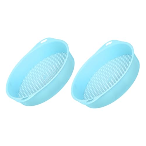 FUNOMOCYA 2 Stücke Gartensieb Kunststoff Rund Leicht Robust Erdsieb für Gartenerde Kompost Steine Entfernen Ergonomisch Langlebig zum Filtern von Boden und Sand FUNOMOCYA 2 Stücke Gartensieb Kunststoff Rund Leicht Robust Erdsieb für Gartenerde Kompost Steine Entfernen Ergonomisch Langlebig zum Filtern von Boden und Sand von FUNOMOCYA