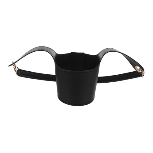 FUNOMOCYA 2 Stücke Wiederverwendbare Kaffeebecherhülle mit Griff Abnehmbare Isolierhülle aus Kunstleder Hitzeschutz für Kaffee Teetassen Tragbarer Becherhalter für Camping von FUNOMOCYA