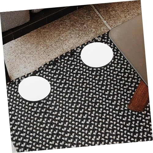 FUNOMOCYA 20 Paare Selbstklebende Klettpunkte Rund Robuste Nylon polyester Haftklettverschlüsse für Tischdecken Teppiche Bettwäsche Rutschfeste Fixierung Schwarz Vielseitig Verwendbar von FUNOMOCYA