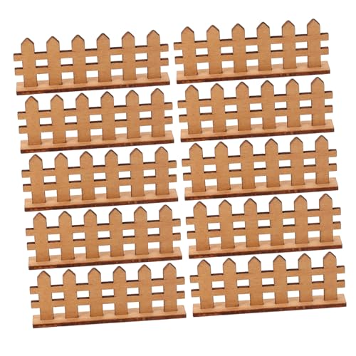 FUNOMOCYA 20 Stück Miniaturzaun Teilig Holzzaun für Puppenhaus Mini Garten Langlebige Deko für Landschaften DIY Bastelzubehör für Freunde FUNOMOCYA 20 Stück Miniaturzaun Teilig Holzzaun für Puppenhaus Mini Garten Langlebige Deko für Landschaften DIY Bastelzubehör für Freunde von FUNOMOCYA