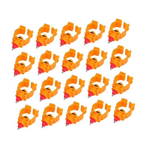 FUNOMOCYA 20 Stück Teiliges Geflügel Trinker Automatischer Schraub Wassertränker für Hühner Enten Gänse Pullets Langlebig und Praktisch Geeignet für Eimer und Käfige Orange FUNOMOCYA 20 Stück Teiliges Geflügel Trinker Automatischer Schraub Wassertränker für Hühner Enten Gänse Pullets Langlebig und Praktisch Geeignet für Eimer und Käfige Orange von FUNOMOCYA