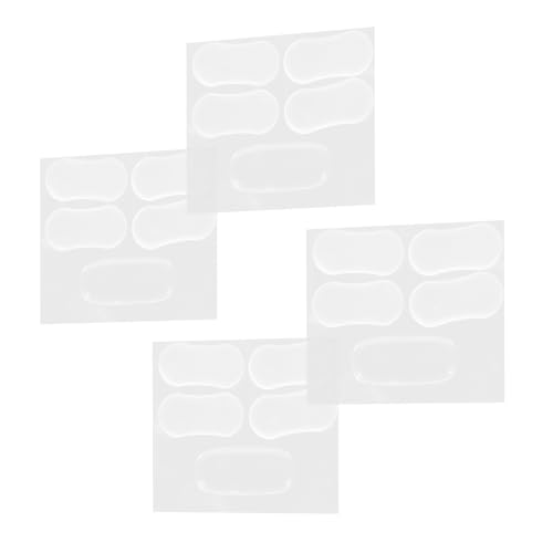 FUNOMOCYA 20 Stück Transparente WC Sitz Dämpfer Toilettensitz Polster Geräuschdämpfend Vielseitig für Badmöbel und Türen Geeignet von FUNOMOCYA