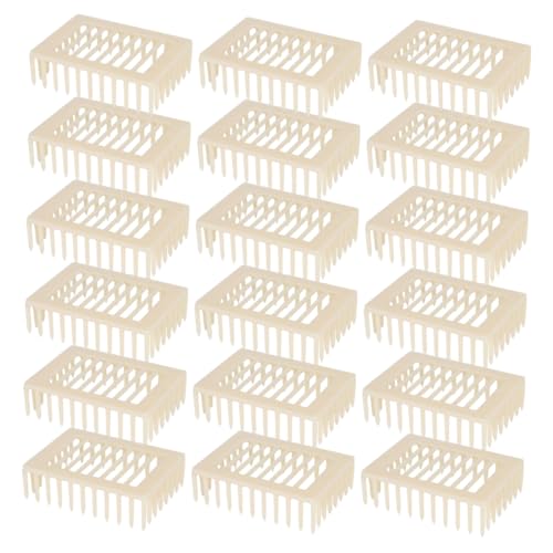 FUNOMOCYA 20stücke Bienenkäfige Aus Kunststoff Werkzeug Für Bienenzucht Zur Isolierung Transport Der Bienenkönigin Mit Belüftetem Design Für Bienenzucht von FUNOMOCYA