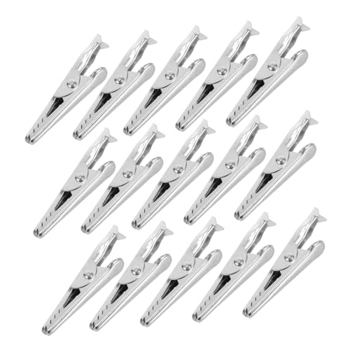 FUNOMOCYA 200 Stück Alligator Clips Metall Krokodilklemmen Federbelastete Kabelklemmen für Elektrische Tests Labor DIY Elektrowerkzeug für Auto Fahrzeug Boot FUNOMOCYA 200 Stück Alligator Clips Metall Krokodilklemmen Federbelastete Kabelklemmen für Elektrische Tests Labor DIY Elektrowerkzeug für Auto Fahrzeug Boot von FUNOMOCYA