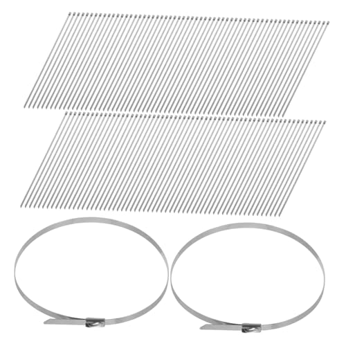 FUNOMOCYA 200 Stück Multifunktionale Kabelbinder Edelstahl Rohrband Stahldrahtbinder Metallkabelbinder Industriekabelbinder Rohr Kabelbinder Auspuff Umwicklung FUNOMOCYA 200 Stück Multifunktionale Kabelbinder Edelstahl Rohrband Stahldrahtbinder Metallkabelbinder Industriekabelbinder Rohr Kabelbinder Auspuff Umwicklung von FUNOMOCYA