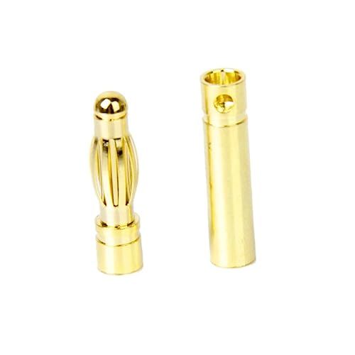FUNOMOCYA 20Paare Vergoldete Bananenstecker Buchsen für Batterie Esc Motor Geringer für DIY Projekte Elektrische Leitfähigkeit FUNOMOCYA 20Paare Vergoldete Bananenstecker Buchsen für Batterie Esc Motor Geringer für DIY Projekte Elektrische Leitfähigkeit von FUNOMOCYA