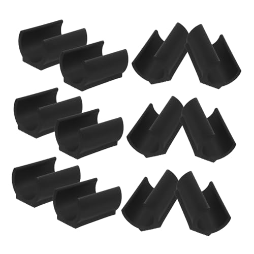 FUNOMOCYA 20stücke Rohrklemmen Aus Kunststoff U-förmige Bodengleiter Für Rohre Stuhlbeinschoner -Kissen Schwarz FUNOMOCYA 20stücke Rohrklemmen Aus Kunststoff U-förmige Bodengleiter Für Rohre Stuhlbeinschoner -Kissen Schwarz von FUNOMOCYA