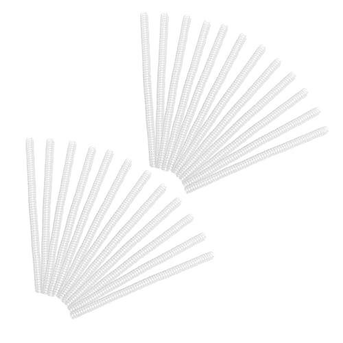 FUNOMOCYA 24 Stück Brillenbügel Schutzhüllen Transparent Spiralförmig Weiche Silikon Anti-rutsch Ohrpolster Brillenhalter Komfortable Passform Für Sicheres Tragen Bei Sport Und Alltag FUNOMOCYA 24 Stück Brillenbügel Schutzhüllen Transparent Spiralförmig Weiche Silikon Anti-rutsch Ohrpolster Brillenhalter Komfortable Passform Für Sicheres Tragen Bei Sport Und Alltag von FUNOMOCYA