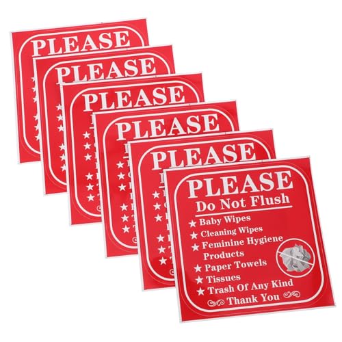 FUNOMOCYA 24 Stück Teiliges Badezimmer Aufkleber Quadratische Warnhinweise Bitte nicht Spülen Aufkleber Wasserfeste Toiletten Hinweise Leicht Anzubringen Rückstandsfrei Entfernbar Geeignet FUNOMOCYA 24 Stück Teiliges Badezimmer Aufkleber Quadratische Warnhinweise Bitte nicht Spülen Aufkleber Wasserfeste Toiletten Hinweise Leicht Anzubringen Rückstandsfrei Entfernbar Geeignet von FUNOMOCYA