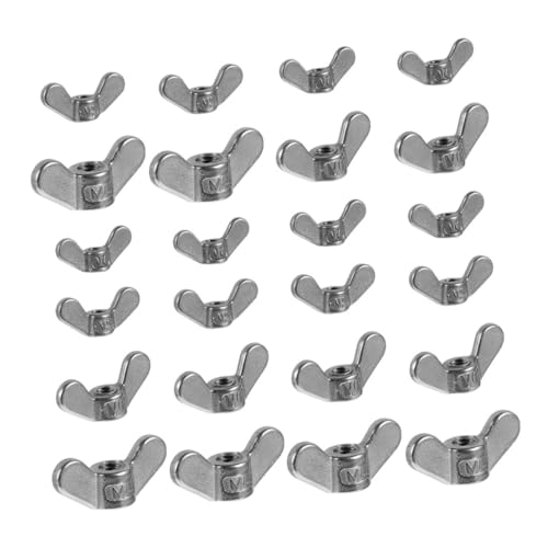 FUNOMOCYA 24 Stück Teiliges Edelstahl Flügelmutter Sortiment Kit Rostfrei Korrosionsbeständig Selbstsichernd Schmetterlingsförmig für DIY Wartung und Montage FUNOMOCYA 24 Stück Teiliges Edelstahl Flügelmutter Sortiment Kit Rostfrei Korrosionsbeständig Selbstsichernd Schmetterlingsförmig für DIY Wartung und Montage von FUNOMOCYA