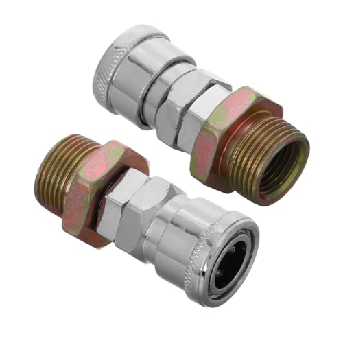 FUNOMOCYA 2Stücke Kraftstofftankadapter LKW Lufttank Gasanpassung Robuste Langlebige Konstruktion Einfache Installation für Sicheren Gasfluss Passform von FUNOMOCYA