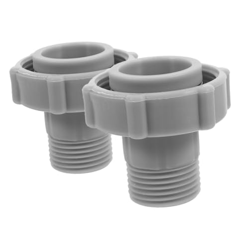 FUNOMOCYA 2Stücke Pool Schlauchadapter Vakuum Rohrverbinder für Pool Abflussrohre Einfache Installation für Poolreiniger und Poolsaugköpfe Langlebig und Zuverlässig von FUNOMOCYA